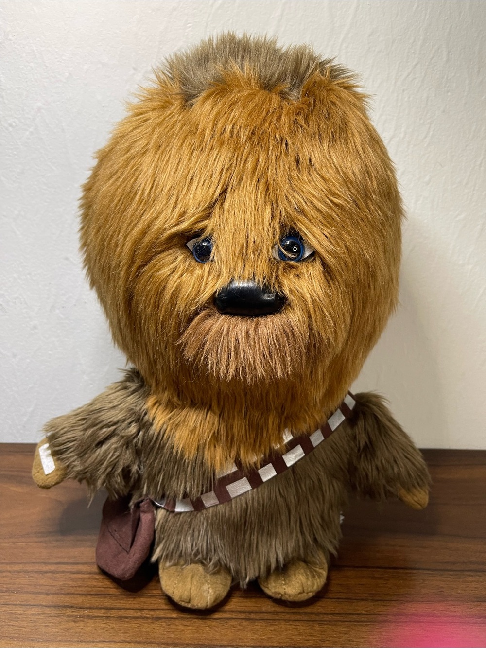 Star Wars Talking Chewbacca Wookie Plush Doll Brown Bear Stuffed Animal TESTED